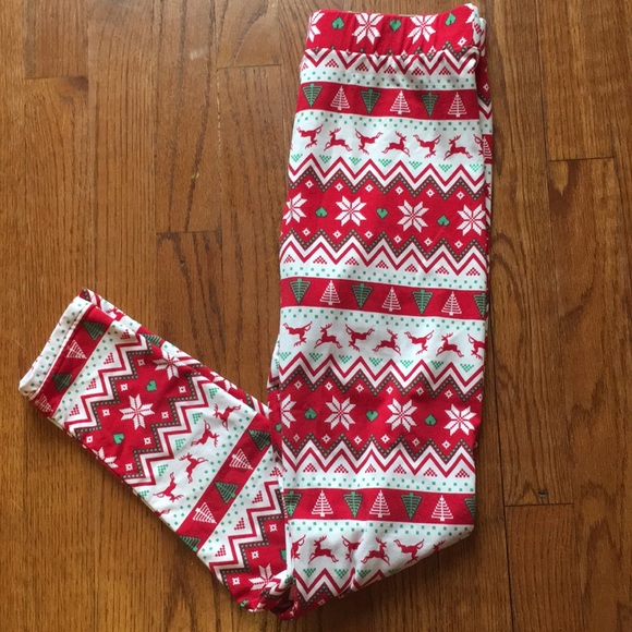 Christmas legging size small - Picture 1 of 4